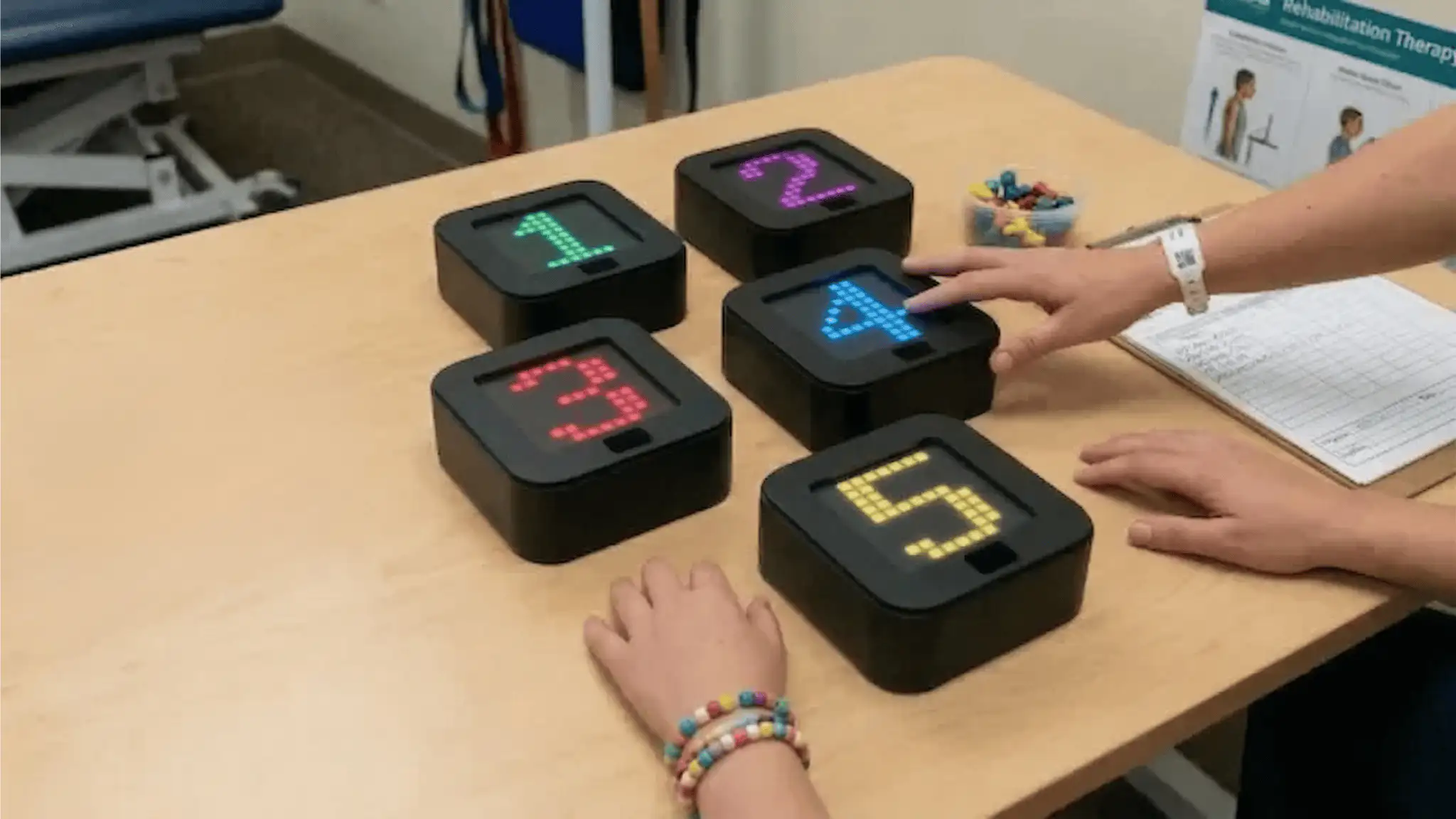 Reaction drill training with timing gate